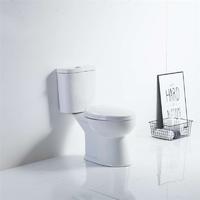 YS22203 2-delad keramisk toalett, förlängd S-trap toalett, TISI/SNI certifierad toalett;