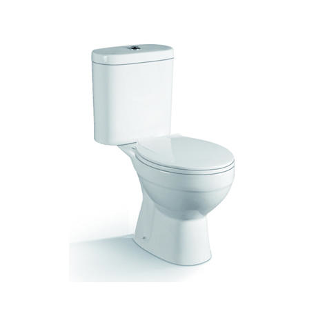 YS22206S 2-delad keramisk toalett, nära kopplad S-fällbar tvätttoalett;