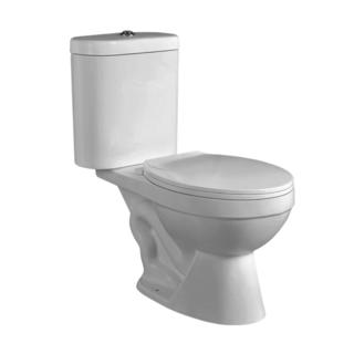 YS22206T 2-delad keramisk toalett, nära kopplad S-trap siphonic toalett;