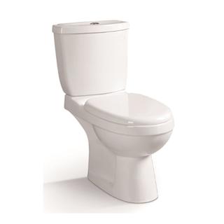 YS22210P Tvådelad keramisk toalett, nära kopplad P-fällbar toalett;