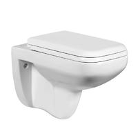 YS22212HR Vägghängd keramisk toalett, Kantlös Väggmonterad toalett, tvätt;