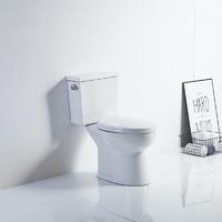 YS22241 2-delad keramisk toalett, förlängd S-trap toalett, TISI/SNI certifierad toalett;