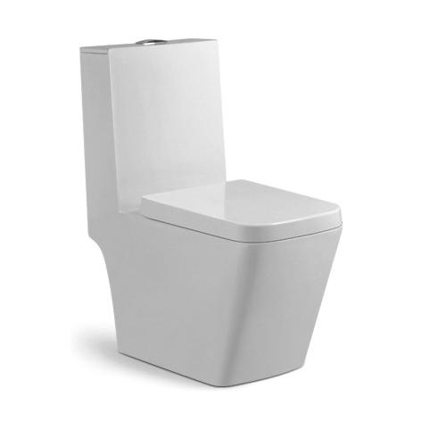 YS22259 Keramisk toalett i ett stycke, P-fälla, tvättning;