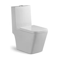 YS22259 keramisk toalett i ett stycke, P-fälla, spolning;