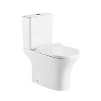 YS22294P 2-delad kantlös keramisk toalett, P-trap tvätta toalett;