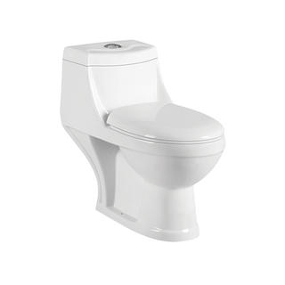 YS24106 keramisk toalett i ett stycke, P-fälla, tvätt;