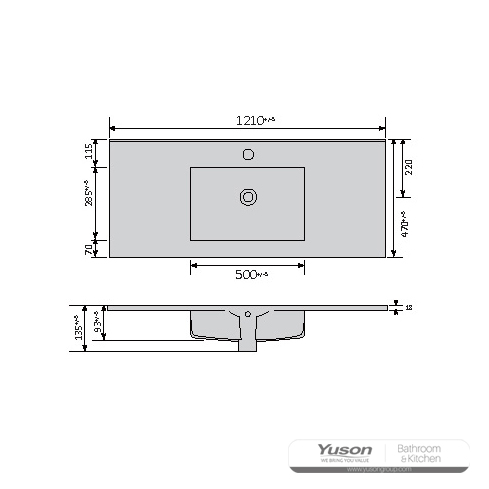 YS27295-120 Keramikskåp, handfat, handfat, toalett;