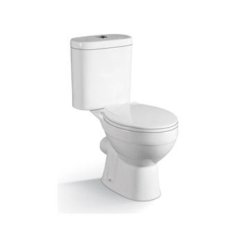 YS22206P Tvådelad keramisk toalett, nära kopplad P-fällningstvätttoalett;