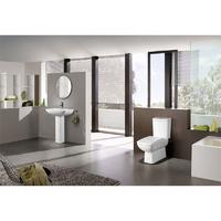 YS22240S Retro design 2-delad keramisk toalett, nära kopplad P-fälla avspolningstoalett;
