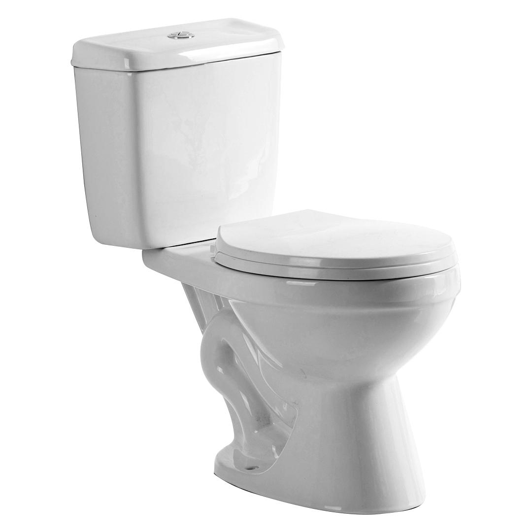 YS22235 2-delad keramisk toalett, nära kopplad S-trap sifonisk toalett;