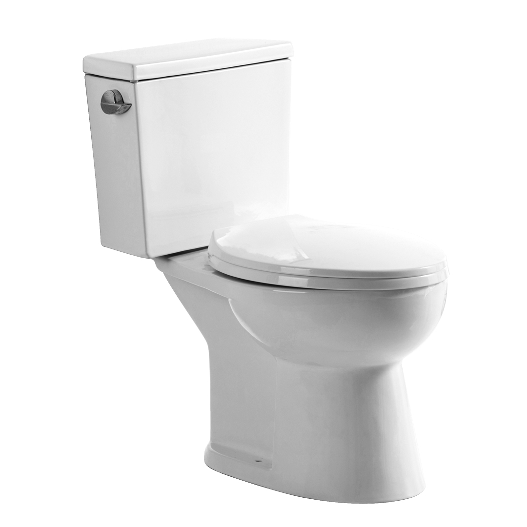 YS22241 2-delad keramisk toalett, förlängd S-trap toalett, TISI/SNI certifierad toalett;