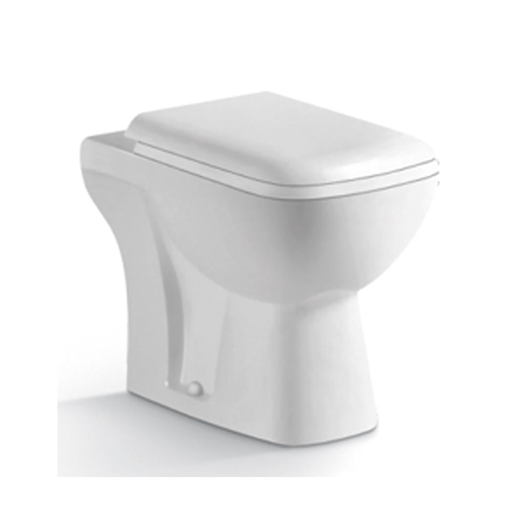 YS22212F Enkel stående keramisk toalett, P-fällbar tvätttoalett;