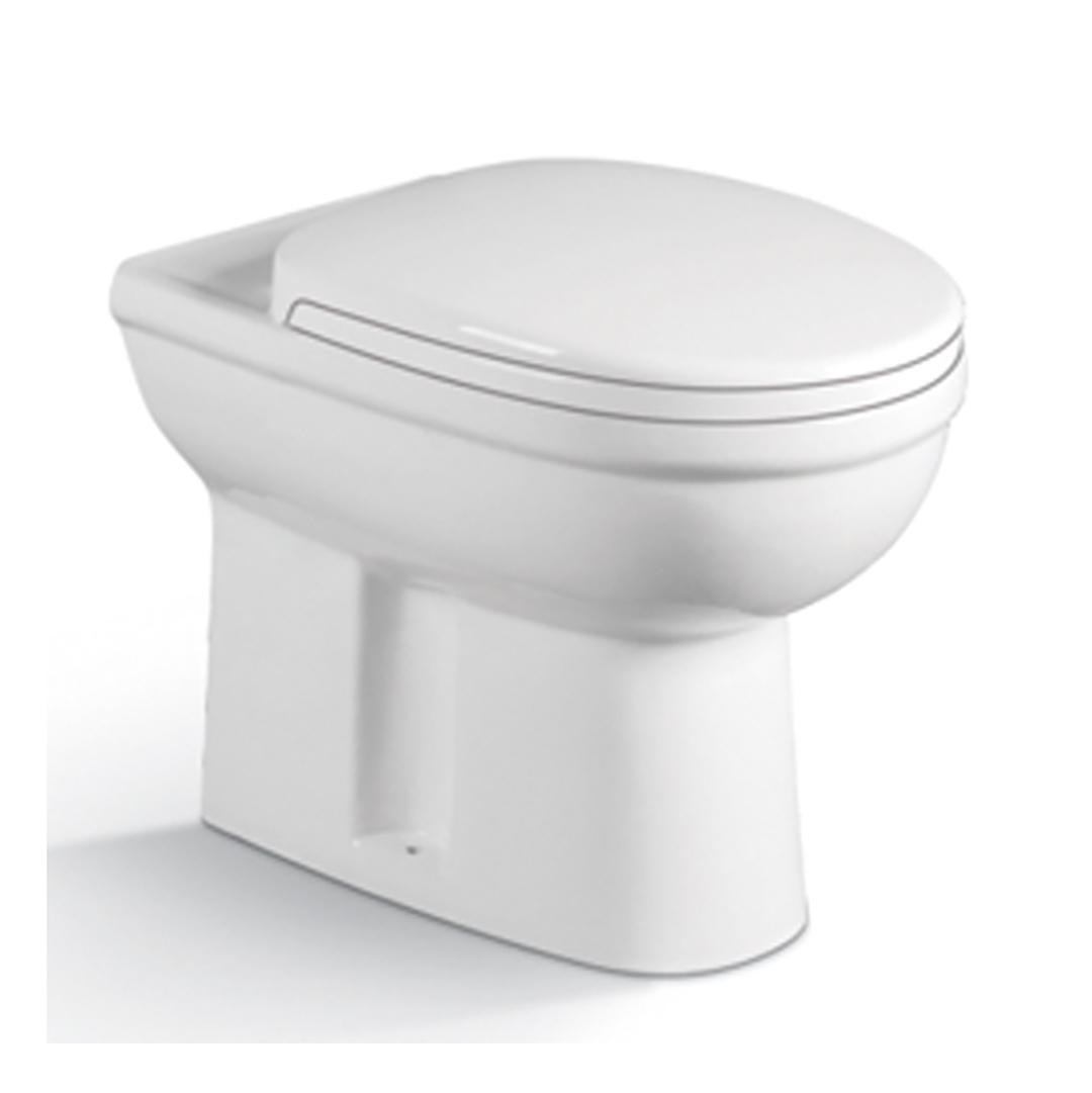 YS22215F Enkel stående keramisk toalett, P-fällbar tvätttoalett;