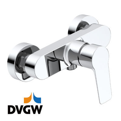 3187-20 DVGW certifierad, mässingskran engrepps varm/kallvatten väggmonterad duschblandare