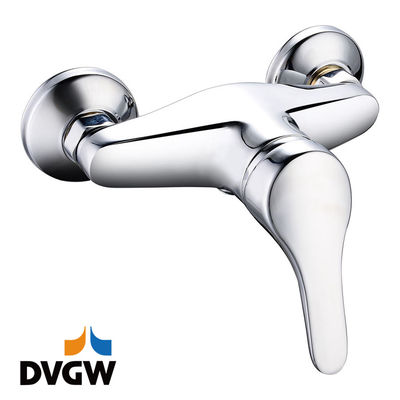 4135-20 DVGW certifierad, mässingsblandare engrepps varm/kallvatten väggmonterad duschblandare