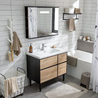 YS54115-M2 badrumsmöbler, spegelskåp, badrumshandfat